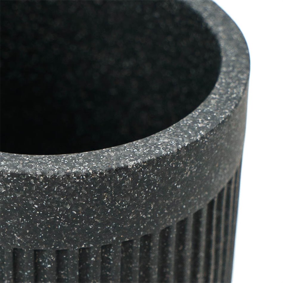 TUMBLER ARDOISE ONYX, H10,7xD7cm