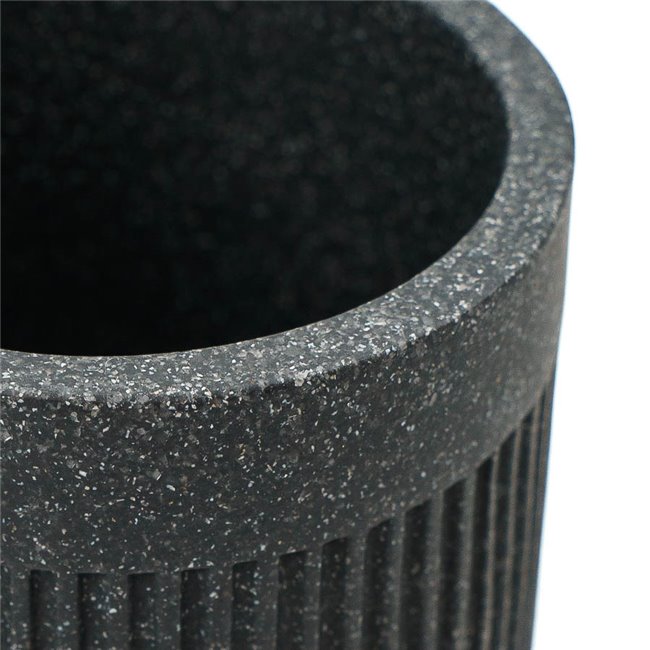 TUMBLER ARDOISE ONYX, H10,7xD7cm