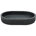 Soap dish Ardoise Onyx, H2,3x13,6x9,8cm