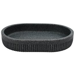 Soap dish Ardoise Onyx, H2,3x13,6x9,8cm