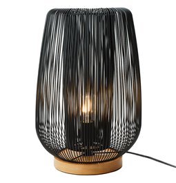 Table lamp  Noda, melna, H40.5cm