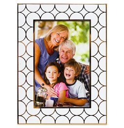 Photo frame Maldony, gold tone, steel, 10x15cm