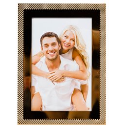 Photo frame Mallo GL, gold tone, steel, 10x15cm