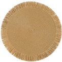 Paper placemat with fringes Abula, DIA38CM