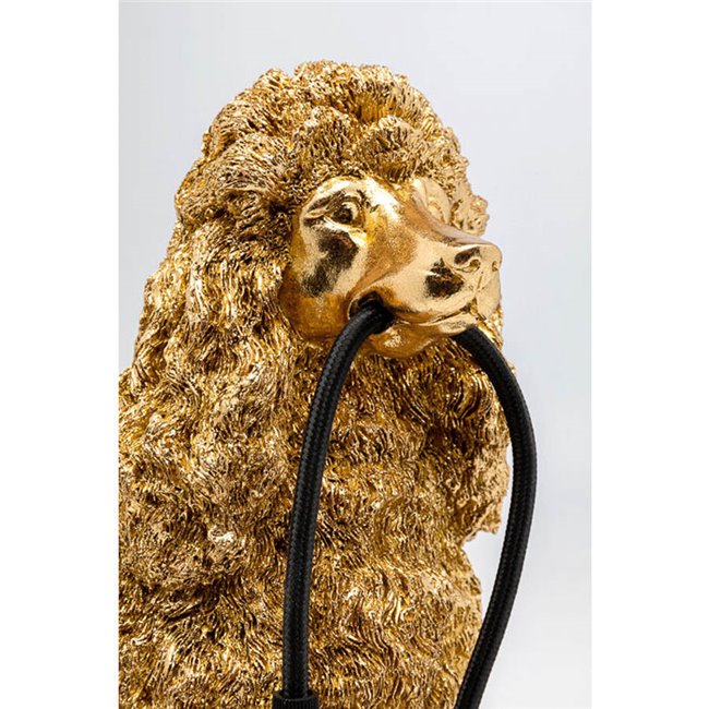 Table lamp Animal Poodle, zelta, H32x34x15.5cm, E27 40W
