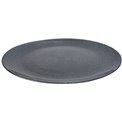 Diner plate Aurore, grey, D28cm