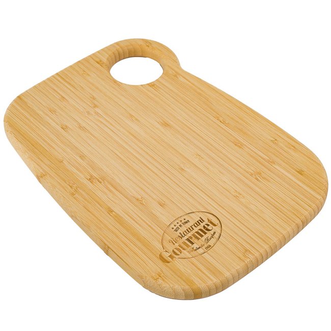Bamboo board Restaurant gourmet, 24.5x17.3x1.6cm