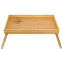 Bed tray Breakfast club, bamboo, 50x30x5cm