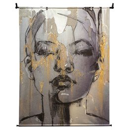 Wall hanging  Face Black, 170x140x3cm