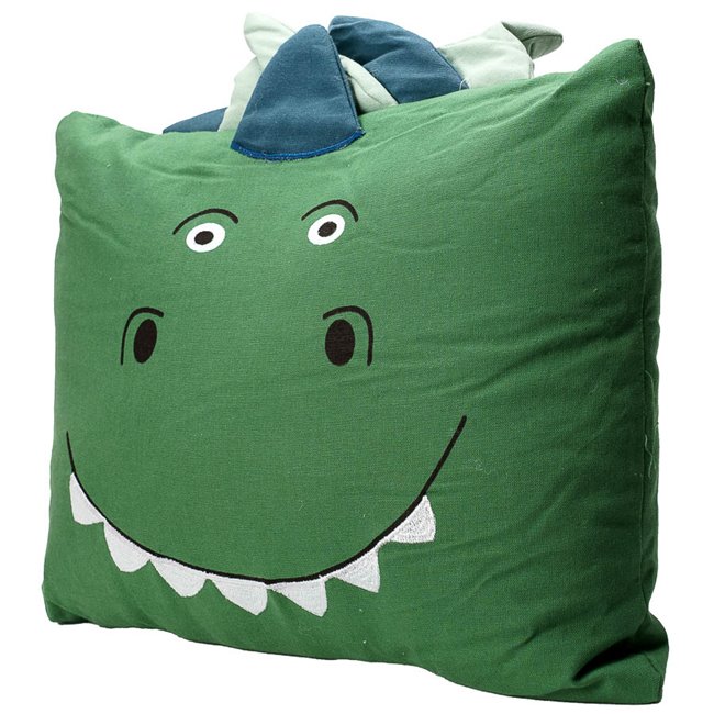 Cushion Dino Head, 40x10xH40cm