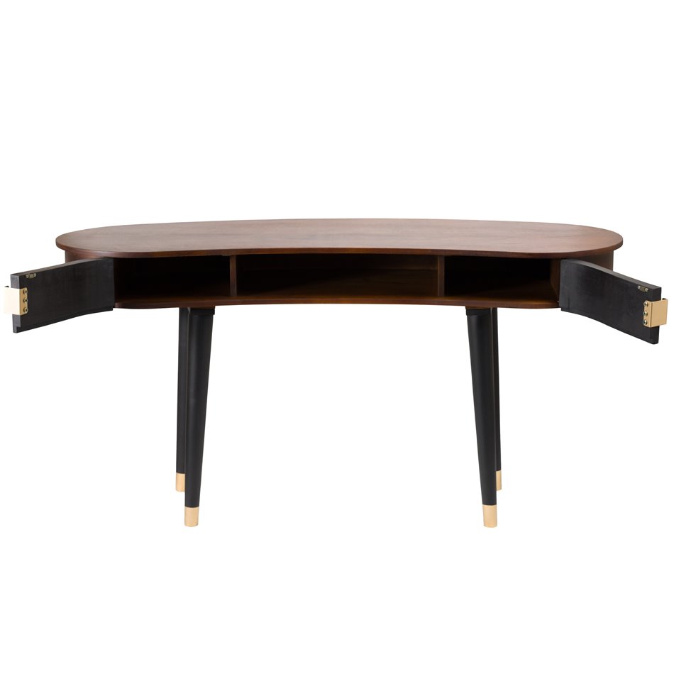 Writing desk, mango wood/metal, 78x150x56cm