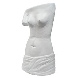 Umbrella stand Female body, white, 53x30x19cm