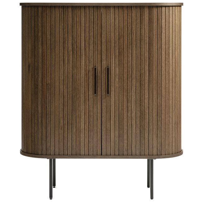Cabinet Nola, oak veneer/MDF, H118x40x100cm
