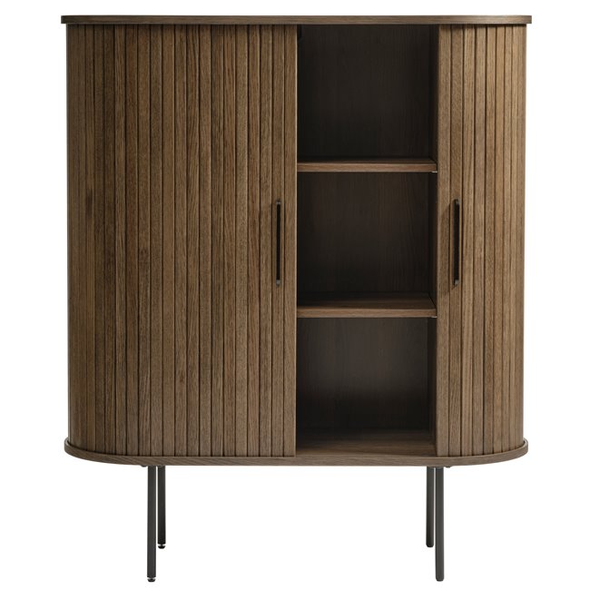 Cabinet Nola, oak veneer/MDF, H118x40x100cm