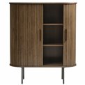 Cabinet Nola, oak veneer/MDF, H118x40x100cm