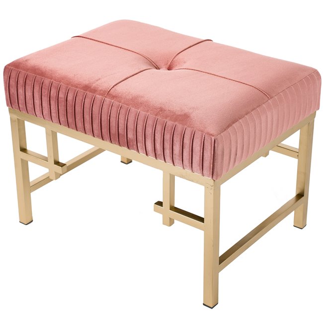 Bench  Madalena M, mauve, H36x48x35cm