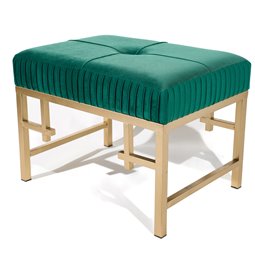 Bench  Madalena M, green, H36x48x35cm