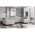 Corner sofa Elscada L, Paros 02, beige, H98x330x200