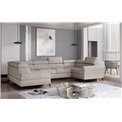 Corner sofa Elscada L, Dora 21, beige, H98x330x200