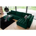 Corner sofa Elonito L, Loco 35, green, H92x340x170