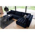 Corner sofa Elonito L, Loco 40, blue, H92x340x170