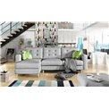 Corner sofa Elsgard U Reversible, Sawana 05, gray, H93x326x202