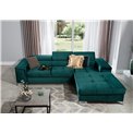 Corner sofa Elcardo R, Monolith 37, green, H90x280x60