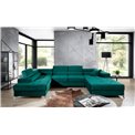 Corner sofa Elduaro L, Kronos 19, green, H90x345x202