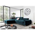 Corner sofa Elgrayson L, Nube 40, blue, H98x275x205