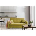 Sofa bed Elaine , Poco 50, yellow, H75x155x105