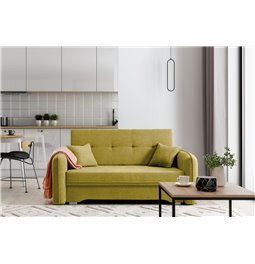 Sofa bed Elaine , Poco 50, yellow, H75x155x105