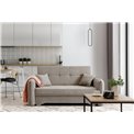 Sofa bed Elaine , Poco 7, beige, H75x155x105