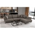 Corner sofa Elarde R, Marte 130, gray, H90x276x191