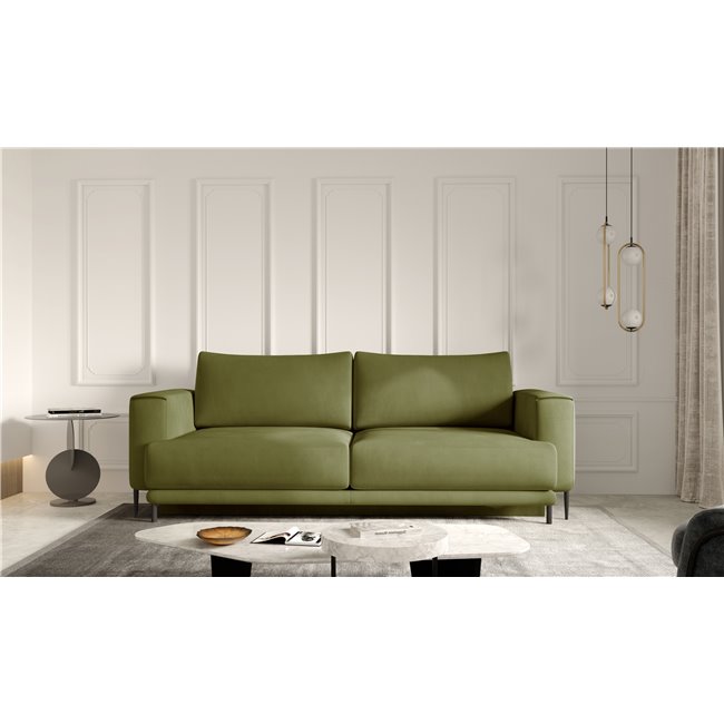 Sofa bed Edalia , Nube 33, green, H90x260x95