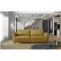 Sofa bed Elmego , Solar 45, yellow, H90x242x95