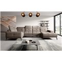 Corner sofa Elneviro L, Marte 20, beige, H77x350x201
