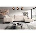 Corner sofa Elneviro L, Softis 33, beige, H77x350x201