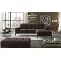 Corner sofa Eltorrenso R, Jasmine 29, brown, H98x265x53