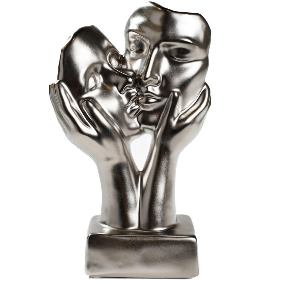 Sculpture Kiss, ceramics, 6x12xH20cm