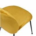 Söögitool Tammio, kollane, 88x58x46cm istumisosa kõrgus 46cm
