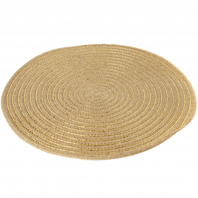 Placemat Abrupe, gold, DIA38CM