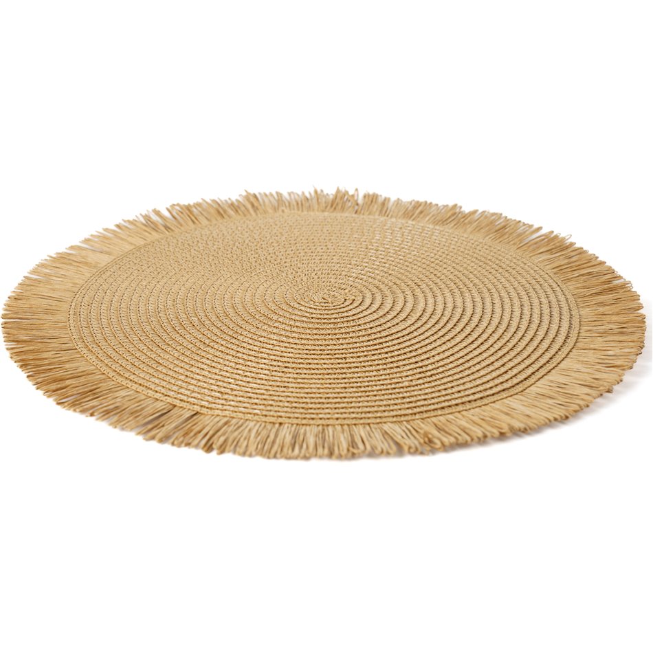 Paper placemat with fringes Abula, DIA38CM