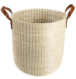 Basket Blasket L, seagrass, D39/31xH39/46cm