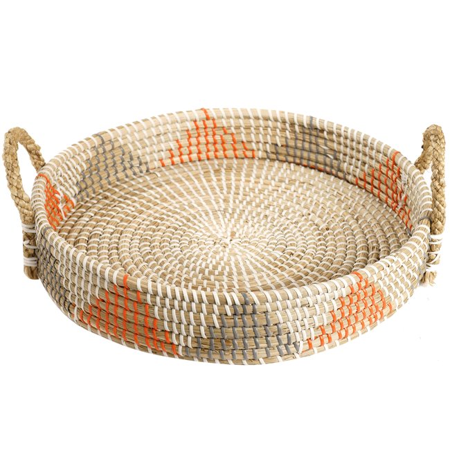 Tray Ballina, seagrass, D40xH8/13cm