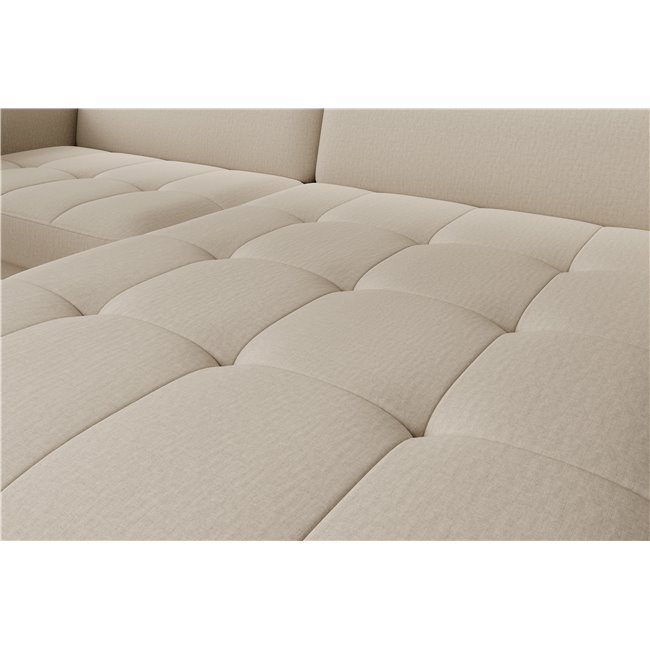 Corner sofa Elgomsi R, Manhattan 18, beige, H100x228x165