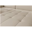 Corner sofa Elgomsi R, Manhattan 18, beige, H100x228x165
