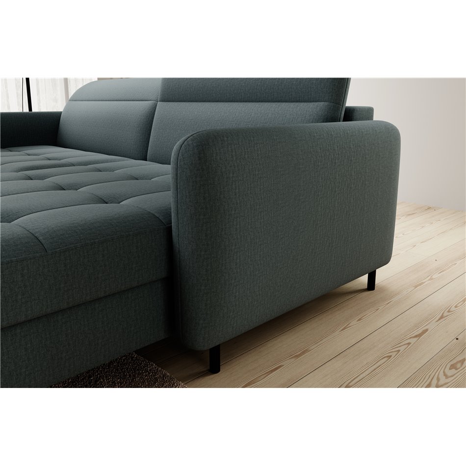 Corner sofa Elgomsi R, Manhattan 38, green, H100x228x165