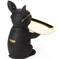Dekoratiivne nipsasjakeste kandik Bulldog, 21cm
