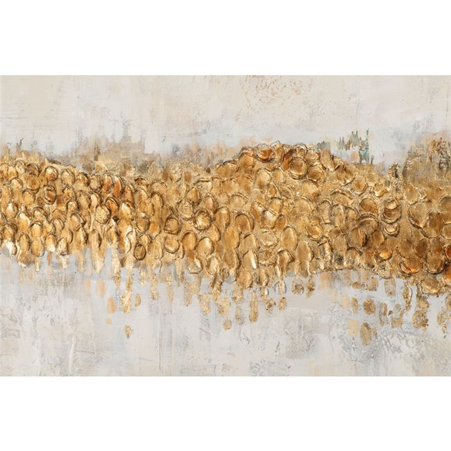Painting Golden horizon, 72,5x142,5 cm