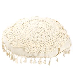 Декоративная подушка Cariba, cream/white, D